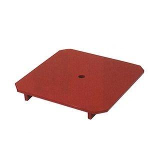 木製三宝用ゲス板(朱塗) 7寸(約19cm)用