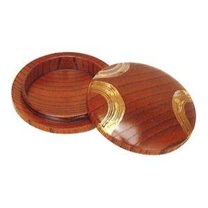 欅拭漆合子　香合　小物入 欅拭漆合子 香合 小物入れ 木工芸 漆器 伝統工芸 欅拭漆合子 香合 小物