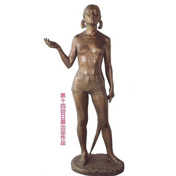 ブロンズ製 女性像 ブロンズ像 女性像 雨あがり : 創寿苑 ヤフー店 - 通販 - Yahoo