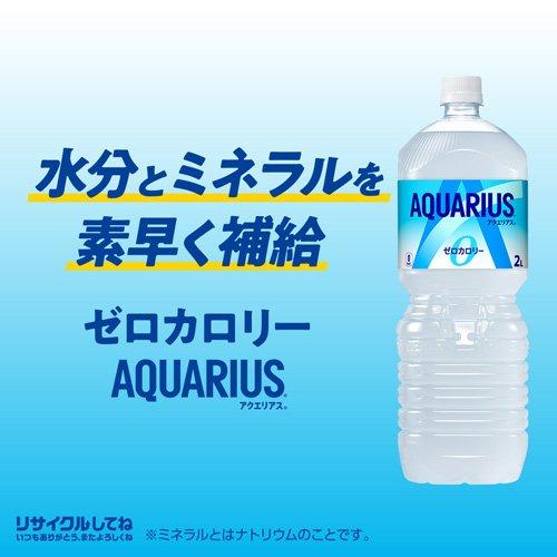 アクエリアス ゼロ 2LPET ( 2L*12本セット )/ アクエリアス(AQUARIUS