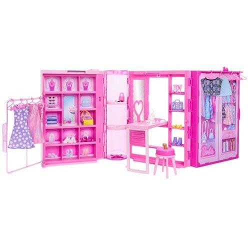 バービー おしゃれなピンクのドリームクローゼット ドール別売 HXD59