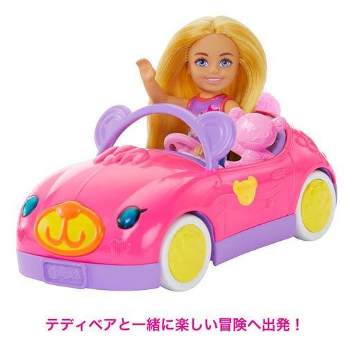 バービー チェルシー ピンクのテディベアのくるま ドールつき バービー チェルシー ピンクのテディベアのくるま ドールつき