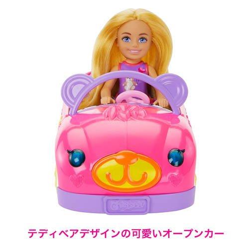 バービー チェルシー ピンクのテディベアのくるま ドールつき バービー チェルシー ピンクのテディベアのくるま ドールつき