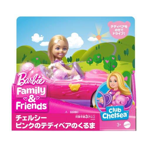 バービー チェルシー ピンクのテディベアのくるま ドールつき バービー チェルシー ピンクのテディベアのくるま ドールつき