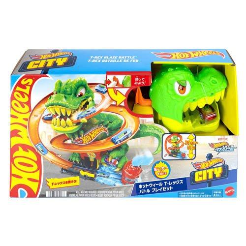 ホットウィール T-レックス バトルプレイセット ミニカー1台付 JBM73