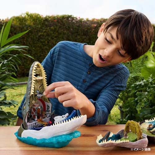 ジュラシックワールド デラックスヘッド プレイセット モササウルス