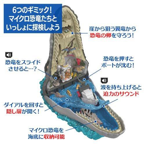 ジュラシックワールド デラックスヘッド プレイセット モササウルス