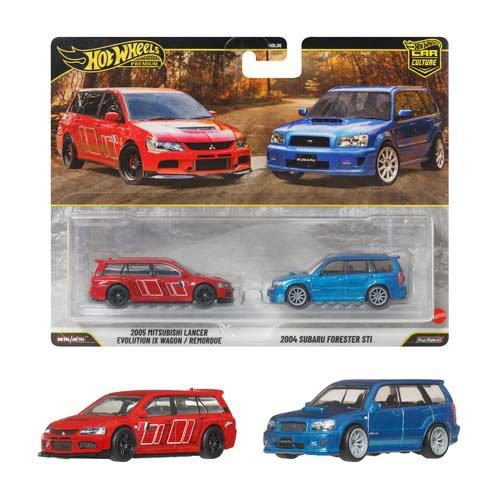 ホットウィール P2P 2005三菱ランサーエボIX／2004スバルフォレスター