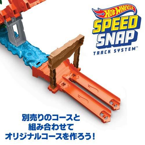 ホットウィール モンスタートラック ワニクラッシュチャレンジ プレイ