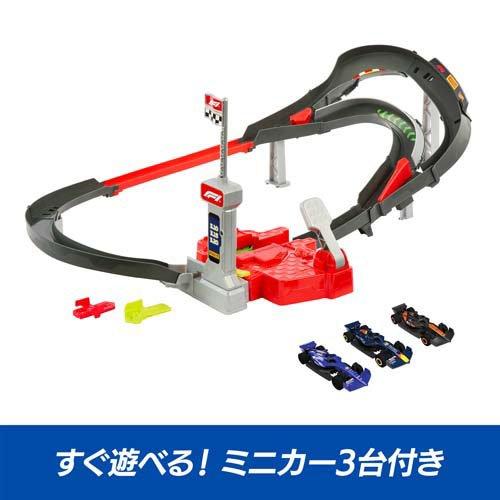 ★新品・送料込★HOT WHEELS ホットウィール ミニカー 左右2台セット ホットウィール Formula 1 スプリントレース サーキット F1プレイ