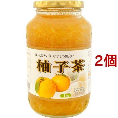 おいしい柚子茶(ゆず茶) ゆず50%含有 ( 1kg*2コセット ) : 爽快 おいしい柚子茶(ゆず茶) ゆず50%含有 ( 1kg*2コセット ) : 爽快