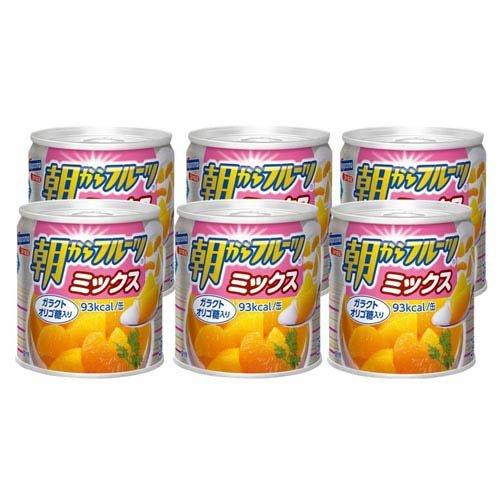 朝からフルーツ ミックス ( 190g*6コ )/ くだもの EO缶 イージー