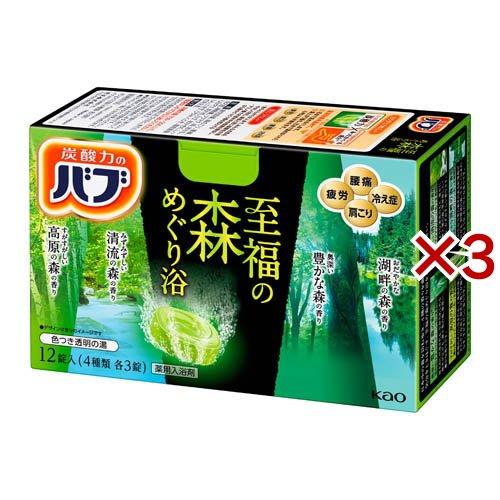 バブ 至福の森めぐり浴 ( 40g*12錠*3コセット )/ 入浴剤 ) : 爽快