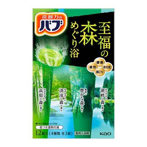 バブ 至福の森めぐり浴 ( 40g*12錠*3コセット )/ 入浴剤 ) : 爽快