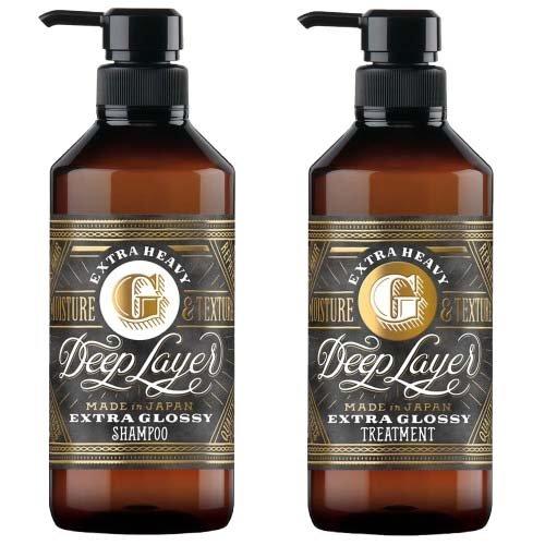 ディープレイヤー シャンプーExG(500ml)＆トリートメントExG(470g 