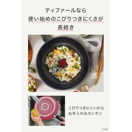 ティファール クランベリーレッド マルチパン 22cm B55975 ( 1個