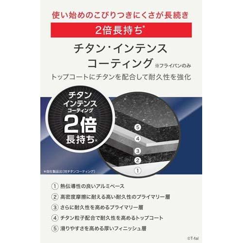 ティファール オプティスペースIH ステンレス フライパン 26cm G72905