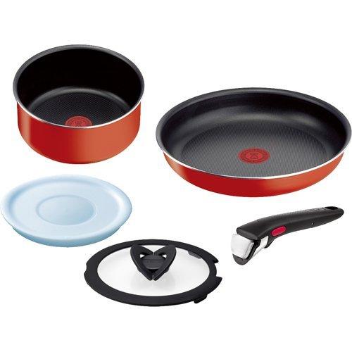 T-fal インジニオ・ネオ パプリカレッド セット5 L15191 ( 5点 T-fal インジニオ・ネオ パプリカレッド セット5 L15191 ( 5点
