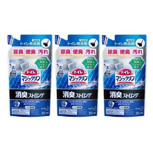 トイレマジックリン 消臭ストロング トイレ用洗剤 フレッシュハーブの香り 詰め替え ( 350ml*3個セット ) トイレマジックリン