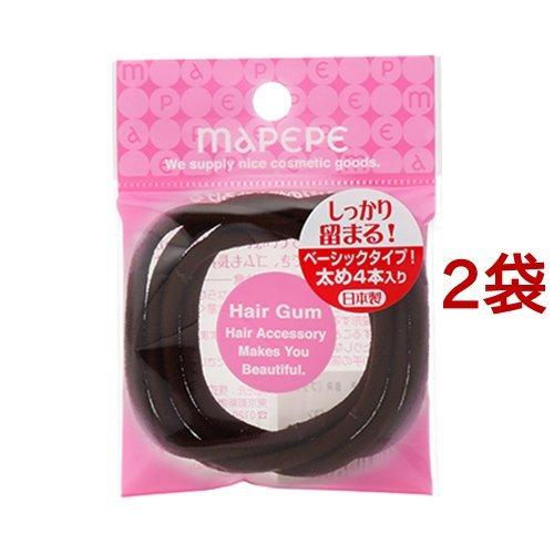 マペペ リングゴム ブラウン 太 ( 4本入*2コセット )/ : 爽快ドラッグ