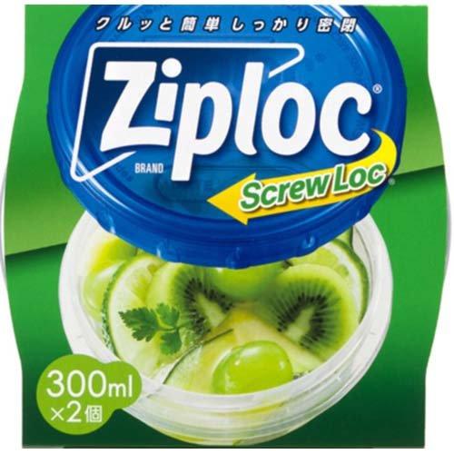 ジップロック スクリューロック 300ml ( 2個入*3個セット )/ Ziploc