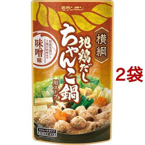 横綱 地鶏だしちゃんこ鍋用スープ 味噌味 ( 750g*2コセット ) : 爽快