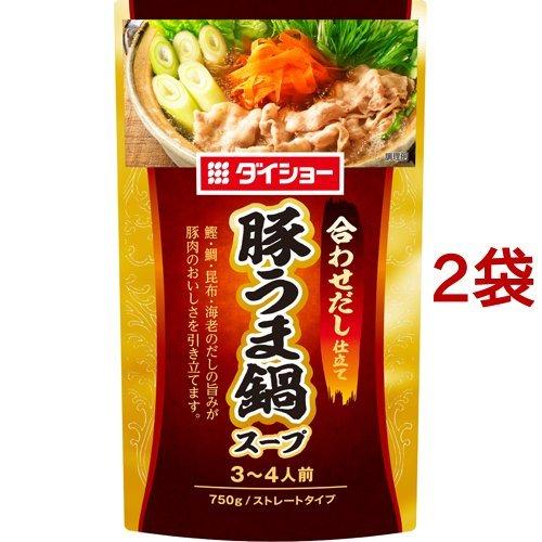 ダイショー 豚うま鍋スープ ( 750g*2コセット )/ : 爽快ドラッグ 