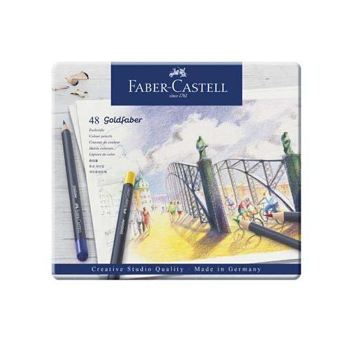 ファーバーカステル ゴールドファーバー 色鉛筆 48色 (缶入) 114748