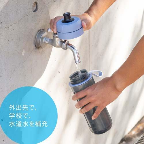 ブリタ 水筒 ボトル型浄水器 アクティブ ダークブルー 600ml カートリッジ2個付き ( 1セット )/ ブリタ(BRITA)｜soukai｜03