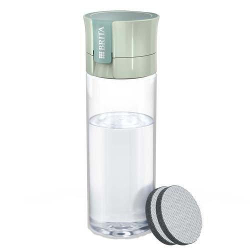 ブリタ ボトル型浄水器 ライトグリーン 容量600ml カートリッジ 2個付き(6セット)[浄水器 その他] ブリタ ボトル型浄水器 ライトグリーン 容量600ml カートリッジ 2個