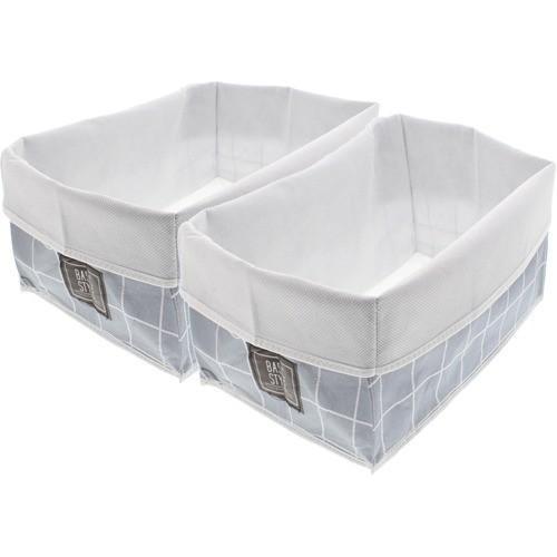 収納ボックス 不織布 仕切りケース 高さ調節可能 Yccs L002 2枚入 爽快ドラッグ 通販 Yahoo ショッピング