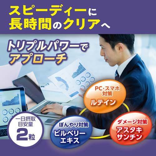 企画品)速攻ブルーベリー V-MAX 20日分 ( 16.0g×2個 )/ DHC 速攻 企画