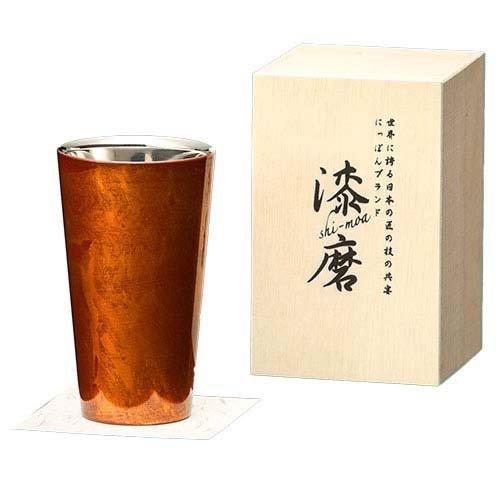 ウチキ 漆磨 漆塗りカップ 白檀(びゃくだん) ストレートカップ 赤(二重構造) SCW-L502 ( 1個 )