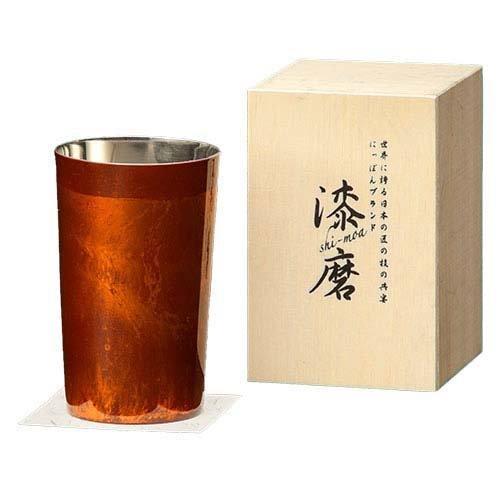 ウチキ 漆磨 漆塗りカップ 白檀(びゃくだん) ハイボールカップ 赤(二重構造) SCW-H502 ( 1個 )