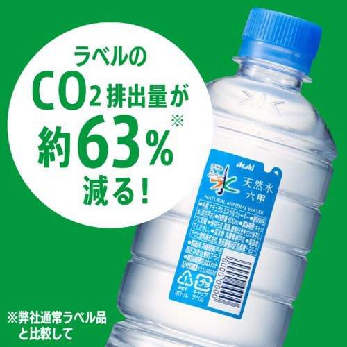 ミネラルウォーター アサヒ おいしい水 天然水 シンプルecoラベル ( 600ml×24本入