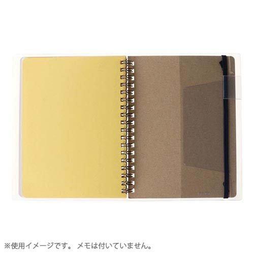 ロルバーン ポケット付メモ用カバー クリア L 500677 ( 1個 ) : 爽快