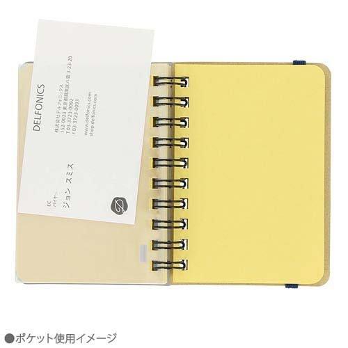 ロルバーン ポケット付メモ ミニ クリア 500927-709 ( 1冊 ) : 爽快