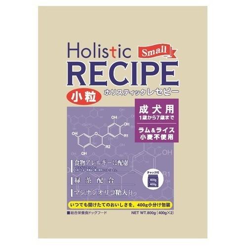 ホリスティックレセピー ドッグフード 400g×16　ラム＆ライス ホリスティックレセピー ラム＆ライス 小粒 成犬用 1歳から7歳