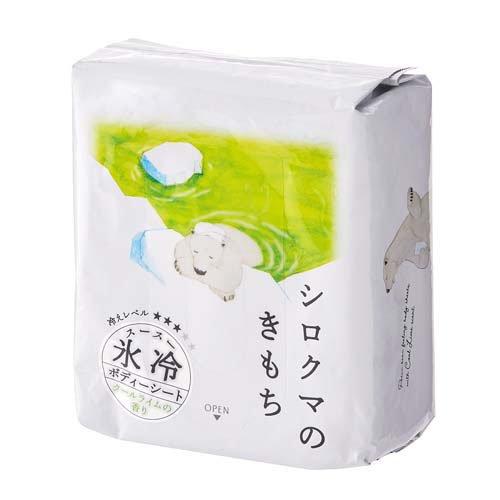 企画品)キモチ 氷冷ボディーシート シロクマ ( 36枚入 ) : 爽快