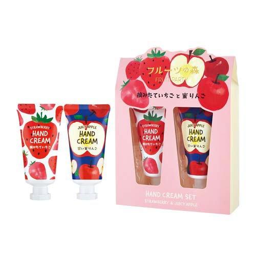 フルーツの森 ハンドクリームセット(いちご・りんご) ( 1セット