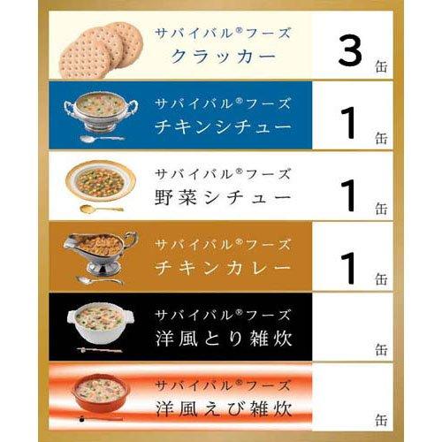 サバイバルフーズ 大缶FST ファミリーセット(カレー＆シチュー) ( 6缶
