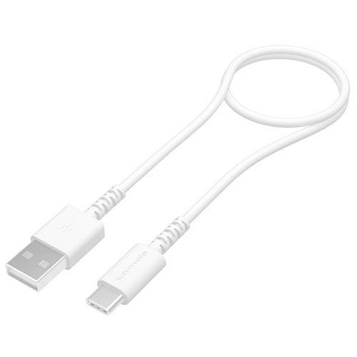 USB-A to タイプCケーブル ロングライフ 0.5m ホワイト TH223CA05W ( 1