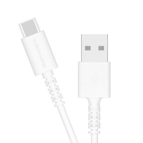 USB-A to タイプCケーブル ロングライフ 0.5m ホワイト TH223CA05W ( 1