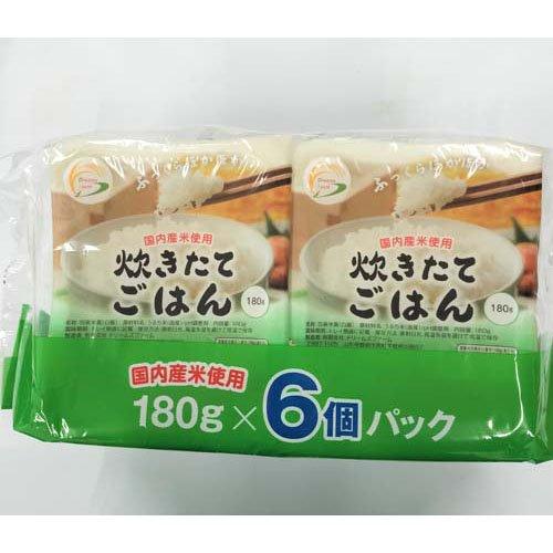 炊き立てごはん ( 180g×6個入 )/ ドリームズファーム 防災 備蓄 非常食