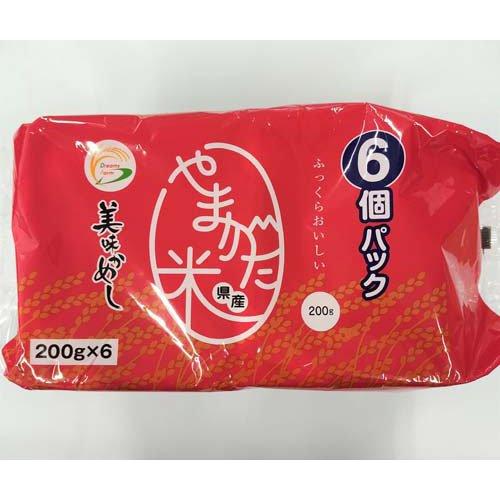 美味かめし 山形県産米 ( 200g×6個入 )/ ドリームズファーム 防災 備蓄