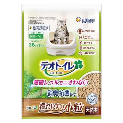 ユニチャーム デオトイレ 消臭・抗菌チップ 天然木 慣れやすい小粒 猫