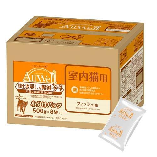 オールウェル(AllWell) キャットフード 室内猫用 フィッシュ味 ( 4kg