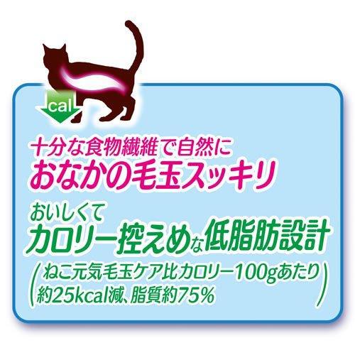 ねこ元気 毛玉ケア 肥満が気になる猫用 まぐろ・チキン・緑黄色野菜