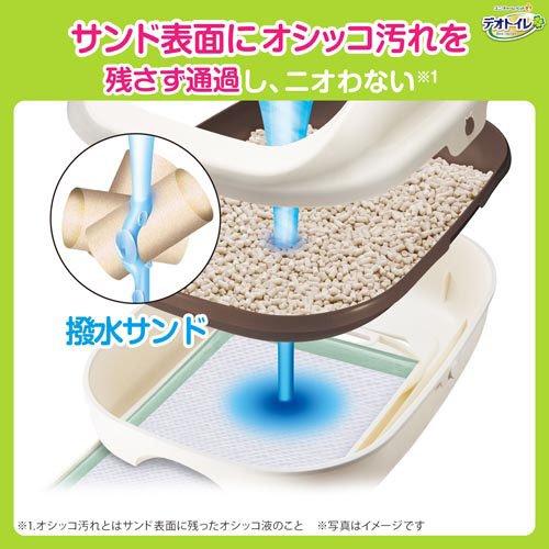 デオトイレ 飛び散らない 針葉樹の消臭・抗菌チップ 猫砂 ( 4L デオトイレ 飛び散らない 針葉樹の消臭・抗菌チップ 猫砂 ( 4L