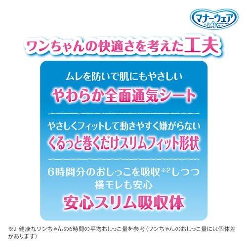 マナーウェア 男の子用 S ストライプジーンズ 犬用 おむつ ユニ